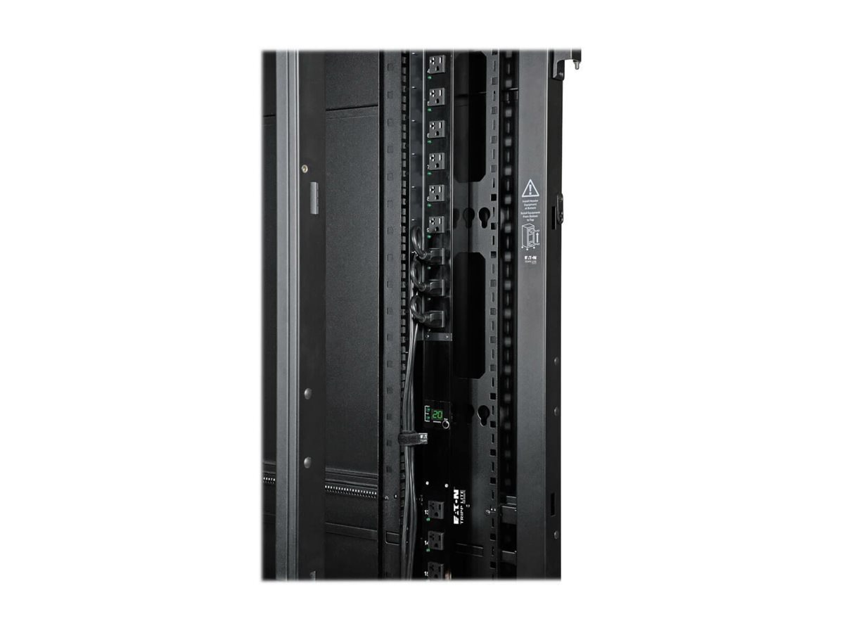 Thumbnail 3 of 19 for Eaton Tripp Lite Series 45U SmartRack Wide Standard-Depth Rack Enclosure Cabinet with doors & side panels