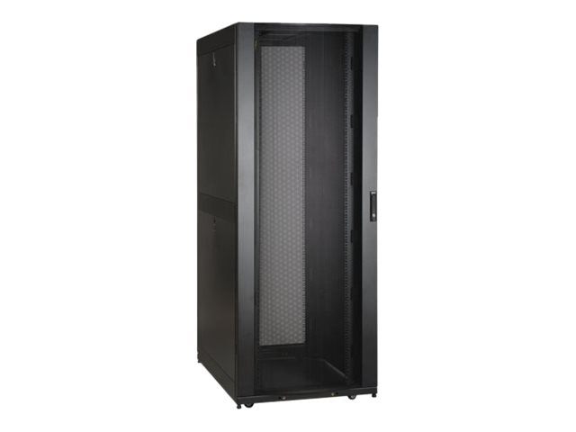 Eaton Tripp Lite Series 45U SmartRack Wide Standard-Depth Rack Cabinet w/ Doors/Side Panels 2 Installed Cable Managers