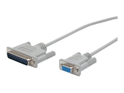 StarTech.com 6 ft DB25 to DB9 Serial Modem Cable - M/F - serial cable - DB-