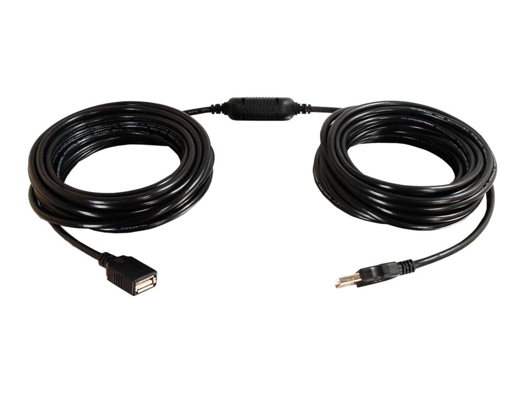 C2G 25ft USB Extension Cable - Active USB A to USB A