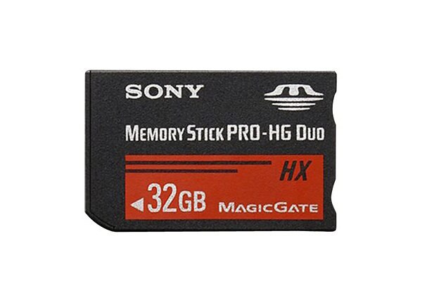 Sony MSHX32B - flash memory card - 32 GB - Memory Stick PRO-HG Duo HX