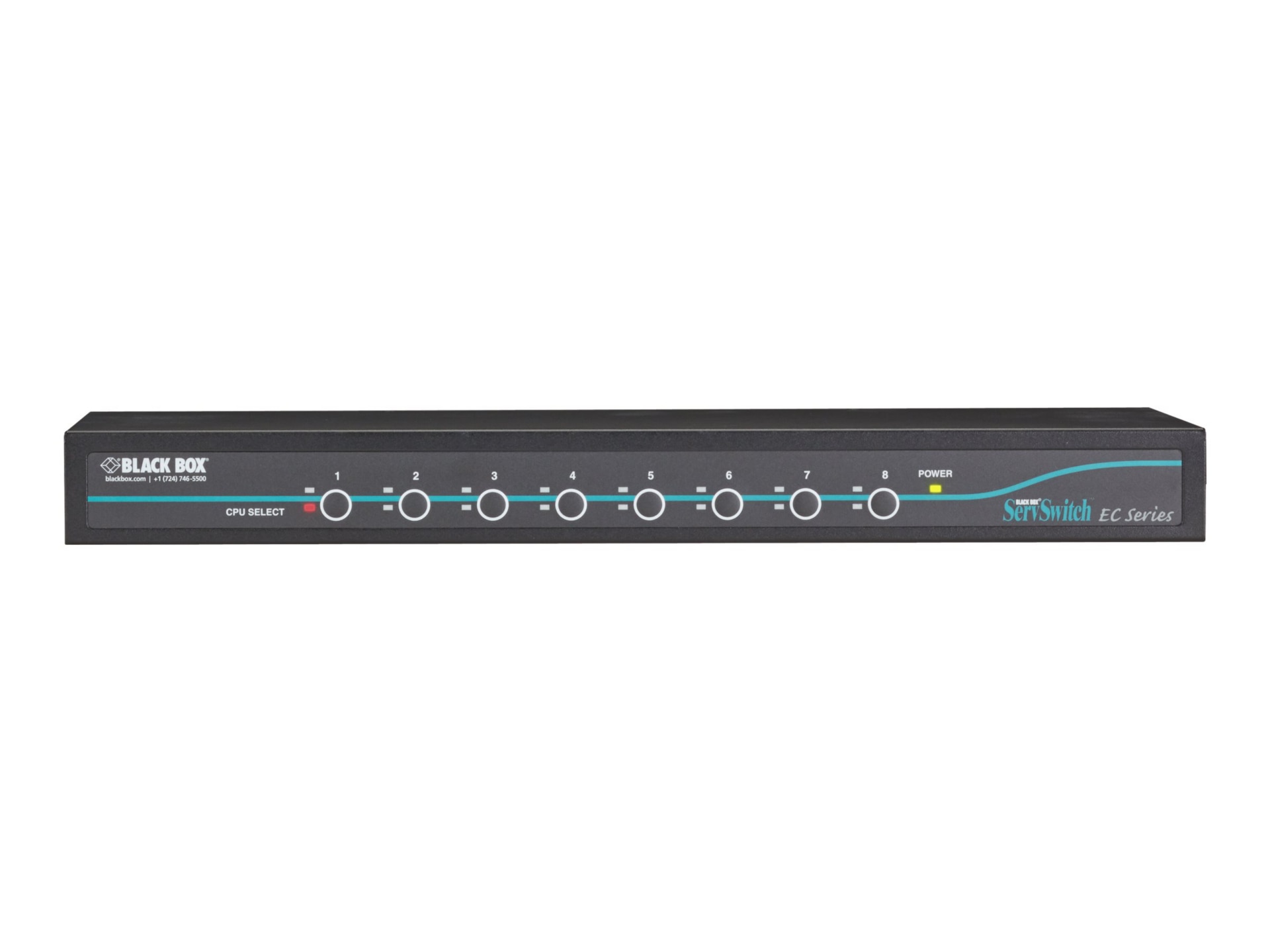 Black Box ServSwitch EC for DVI + USB Servers and DVI + USB Console - KVM switch - 8 ports