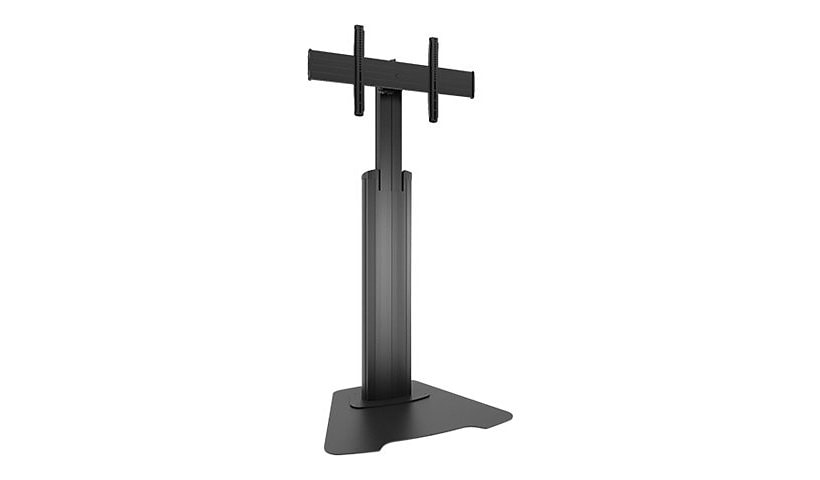 Chief Fusion Large Height-Adjustable Floor Stand Display Mount - For Displays 42-86" - Black