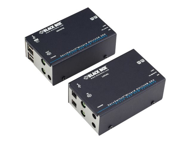 Black Box ServSwitch Wizard SRX DVI-D/USB Extender, Dual-Head - video/audio/USB extender