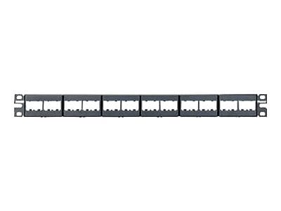 Panduit MINI-COM Modular Faceplate Patch Panels - tableau de connexions - 1U - 19"