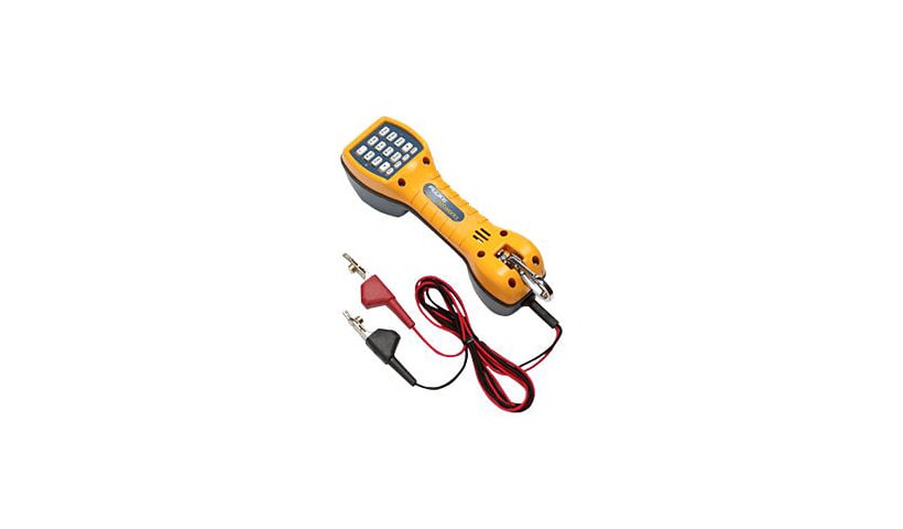 Fluke Networks TS30 Test Set with Angled Bed-of-Nails Clips - telephone test set