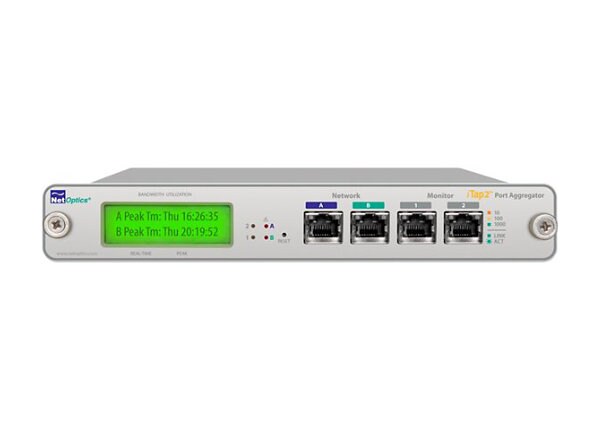 Net Optics iTAP 2 Port Aggregator - network monitoring device - Gigabit Ethernet