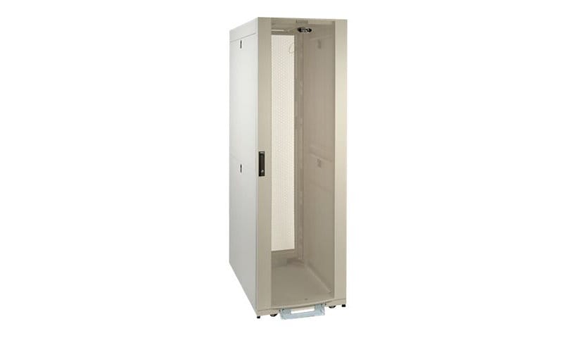 Tripp Lite 42U Rack Enclosure Server Cabinet White Shock Pallet Doors Sides