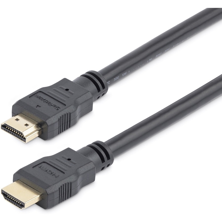 StarTech.com 1ft/30cm HDMI Cable, 4K High Speed HDMI Cable with Ethernet, U