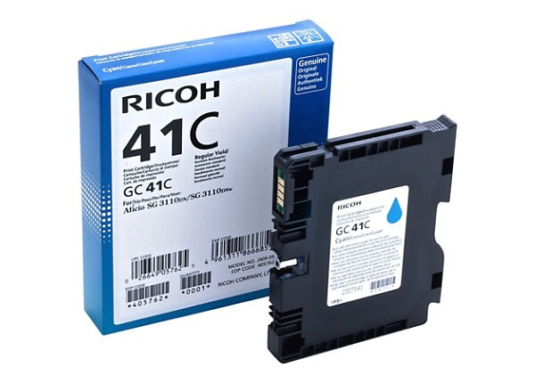 Ricoh - cyan - original - ink cartridge