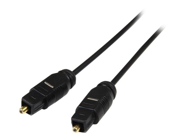 StarTech.com 15 ft Thin Digital Optical Audio Cable - Toslink Audio Cable