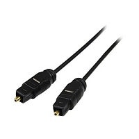 StarTech.com 15 ft Thin Digital Optical Audio Cable - Toslink Audio Cable