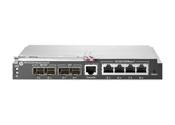 HPE 6125G Ethernet Blade Switch - switch - 8 ports - managed - plug-in module