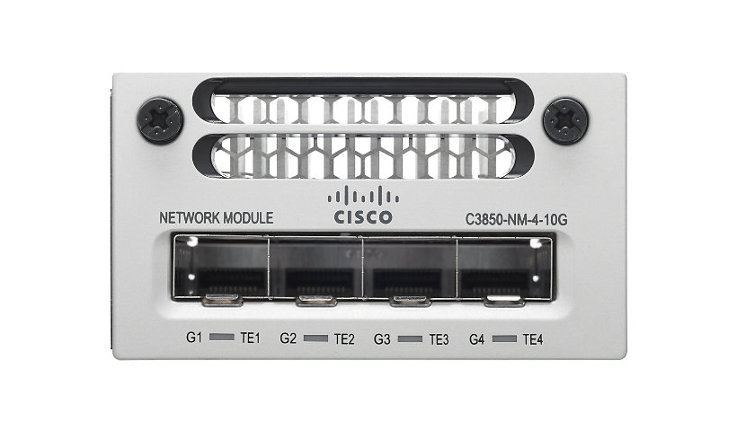 Cisco - module d'extension - 10 Gigabit SFP+ / SFP (mini-GBIC) x 4