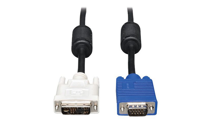 Tripp Lite 3' DVI to VGA Monitor Cable Shielded DVI Male to HD15 M/M 3ft