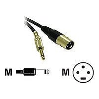 C2G Pro-Audio 3ft Pro-Audio XLR Male to 1/4in Male Cable - audio cable - 91
