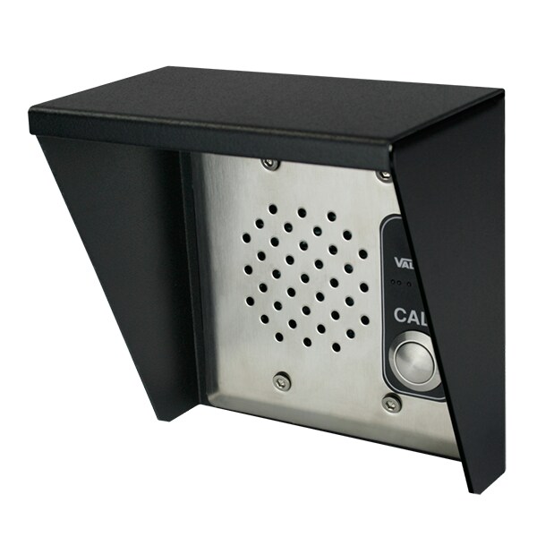 Valcom Weather Guard for Intercom Doorplate Speakers - Black
