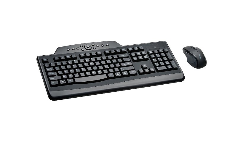 Kensington Pro Fit Wireless Media Desktop Set - keyboard and mouse set - En