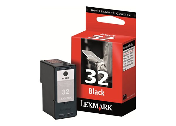 Lexmark Cartridge No. 32 - black - original - ink cartridge