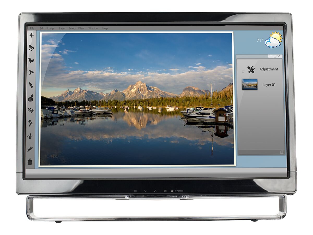 Planar PXL2230MW - LED monitor - Full HD (1080p) - 22" - with 3-Years Warranty Planar Customer First