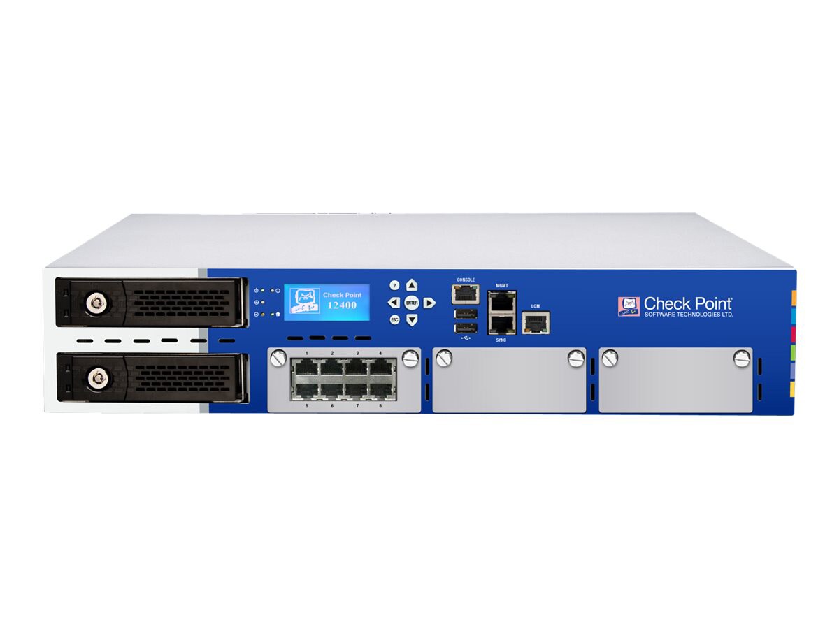 Check Point 12400 Appliance Next Generation Threat Prevention - security ap