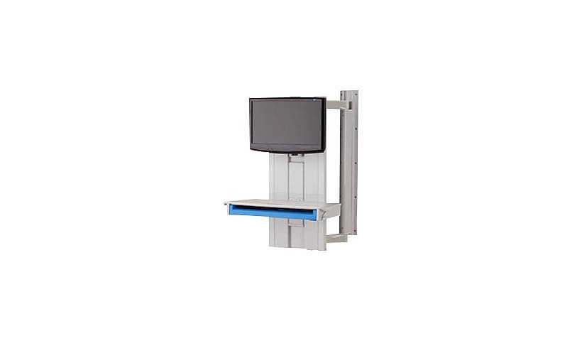 Capsa Healthcare Standard Tandem Arm with WorkSurf mounting kit - for LCD display / keyboard / mouse / CPU