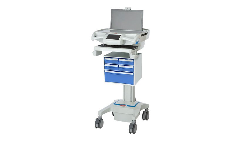 Capsa Healthcare CareLink AC RX Mobile Nurse Station - cart - for notebook