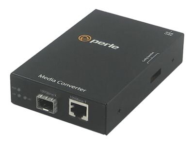 Perle S-1110-SFP-XT - fiber media converter - 10Mb LAN, 100Mb LAN, GigE