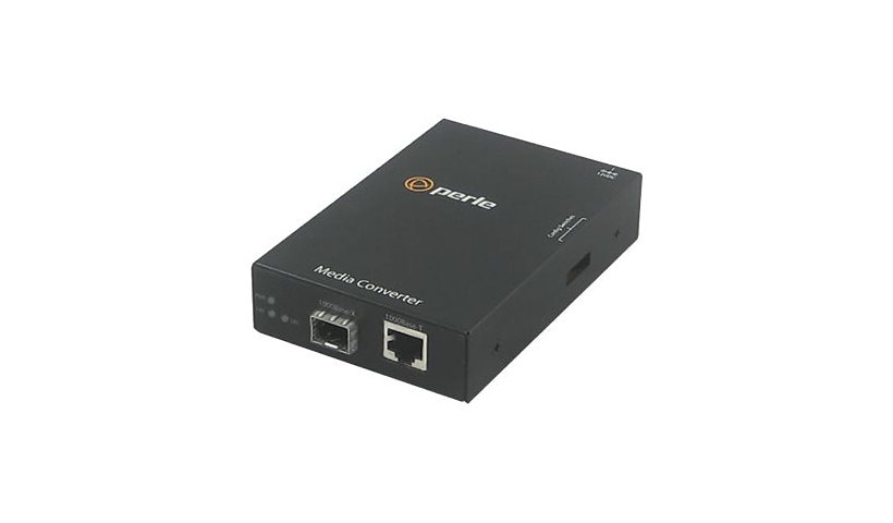 Perle S-1110-SFP-XT - fiber media converter - 10Mb LAN, 100Mb LAN, GigE