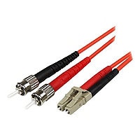StarTech.com 1m Fiber Optic Cable - Multimode Duplex 50/125 - LSZH - LC/ST