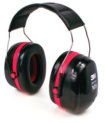 3M PELTOR Optime 105 H10A Over-the-Head Earmuffs