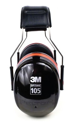 Thumbnail 3 of 4 for 3M PELTOR Optime 105 H10A Over-the-Head Earmuffs