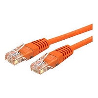 StarTech.com CAT6 Ethernet Cable 20' Orange 650MHz Molded Patch Cord PoE++