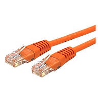 StarTech.com CAT6 Ethernet Cable 50' Orange 650MHz Molded Patch Cord PoE++