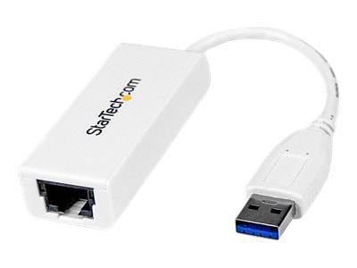 blur høflighed Smelte StarTech.com USB 3.0 to Gigabit Ethernet NIC Network Adapter 100/1000 White  - USB31000SW - Ethernet Adapters - CDW.com
