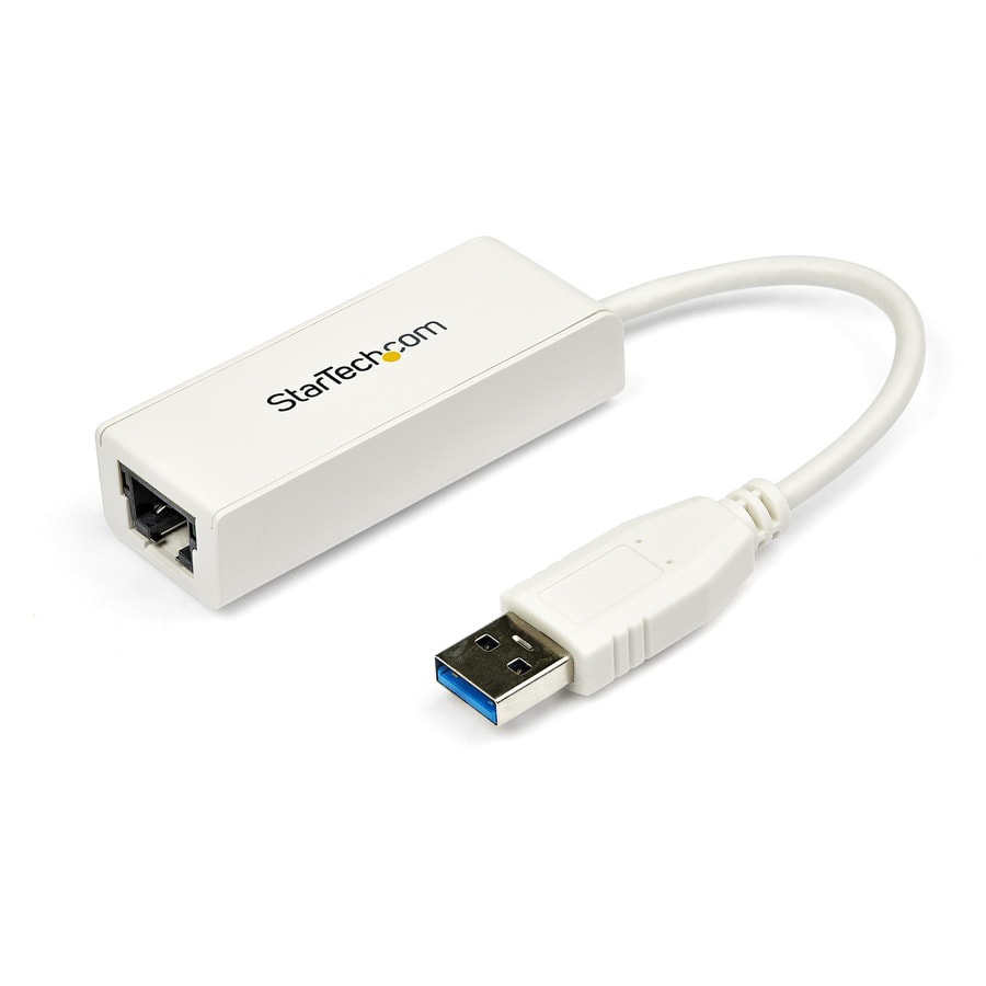 blur høflighed Smelte StarTech.com USB 3.0 to Gigabit Ethernet NIC Network Adapter 100/1000 White  - USB31000SW - Ethernet Adapters - CDW.com