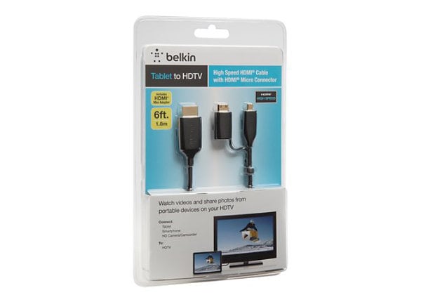 Belkin Tablet to HDTV Cable - HDMI cable - 6 ft
