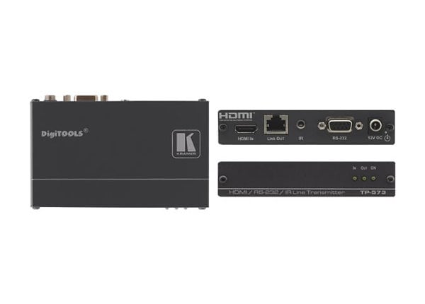 Kramer DigiTOOLS TP-573 Transmitter - video/audio/infrared/serial extender - RS-232, HDMI