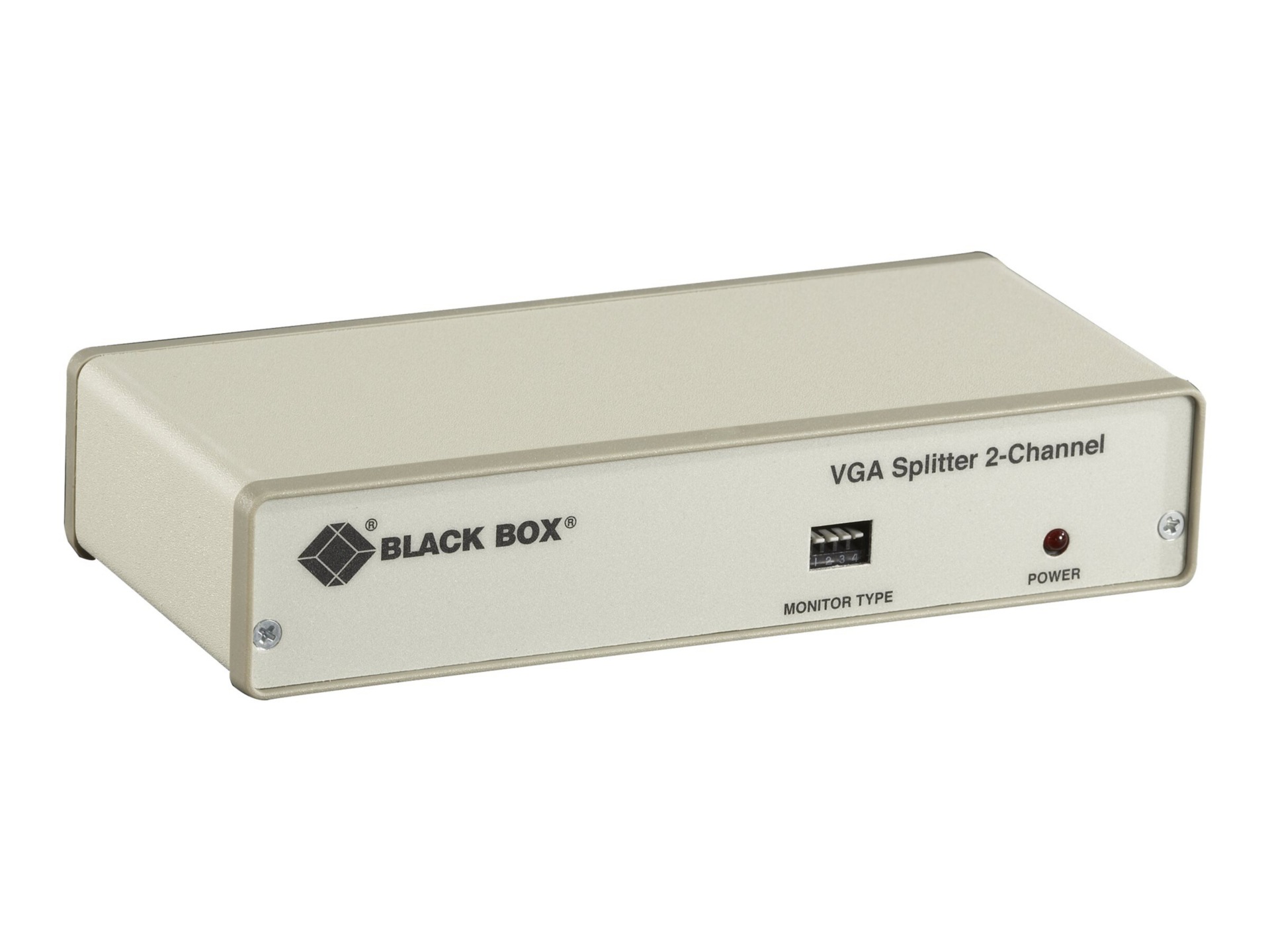 Black Box VGA Video Splitter 2-Channel - video splitter - 2 ports - TAA Com
