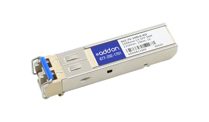 AddOn Cisco GLC-FE-100LX Compatible SFP Transceiver - SFP (mini-GBIC) trans