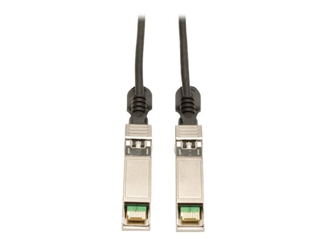 Eaton Tripp Lite Series SFP+ 10Gbase-CU Passive Twinax Copper Cable, SFP-H10GB-CU2M Compatible, Black, 2M (6.56 ft.) -