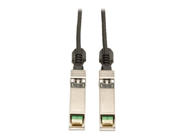 Tripp Lite 20 Inch SFP+ 10Gbase-CU Passive Twinax Copper Cable Black 20in