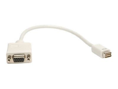 Tripp Lite Mini DVI to VGA Adapter Converter Video Cable for Macbooks / iMacs M/F - display adapter - 8 in