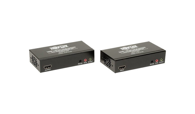 Tripp Lite HDMI + IR + Serial RS232 over Cat5 Cat6 Active Video Extender TAA GSA - video/audio/infrared/serial extender