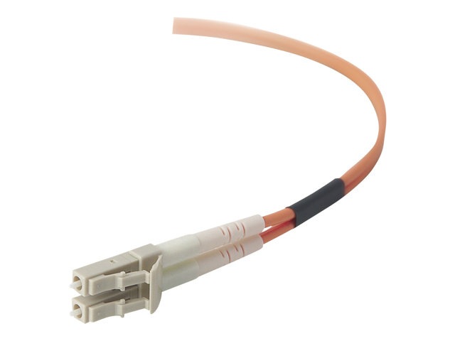 Belkin 1M Fiber Optic Cable; Orange Multimode LC/LC Duplex, 50/125 OM2 - pa