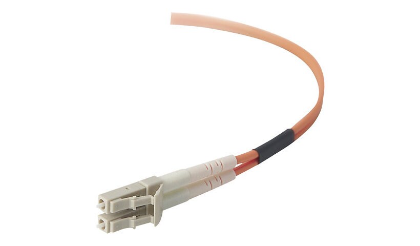 Belkin 1M Fiber Optic Cable; Orange Multimode LC/LC Duplex, 50/125 OM2 - pa