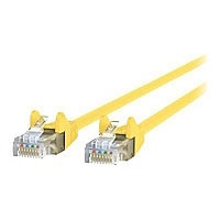 Belkin Cat5e/Cat5 4ft Yellow Snagless Ethernet Patch Cable, PVC, UTP, 24 AWG, RJ45, M/M, 350MHz, 4'