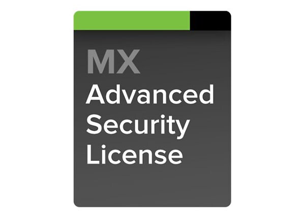 Cisco Meraki MX60 Advanced Security - subscription license (7 years) - 1 li