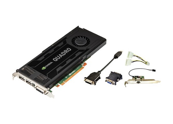 NVIDIA Quadro K4000 graphics card - Quadro K4000 - 3 GB