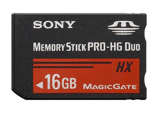Sony MSHX16B/MN - flash memory card - 16 GB - Memory Stick PRO-HG Duo HX